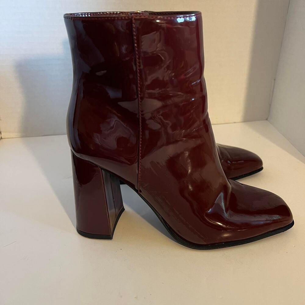 Jlo jennifer lopez burgundy ankle